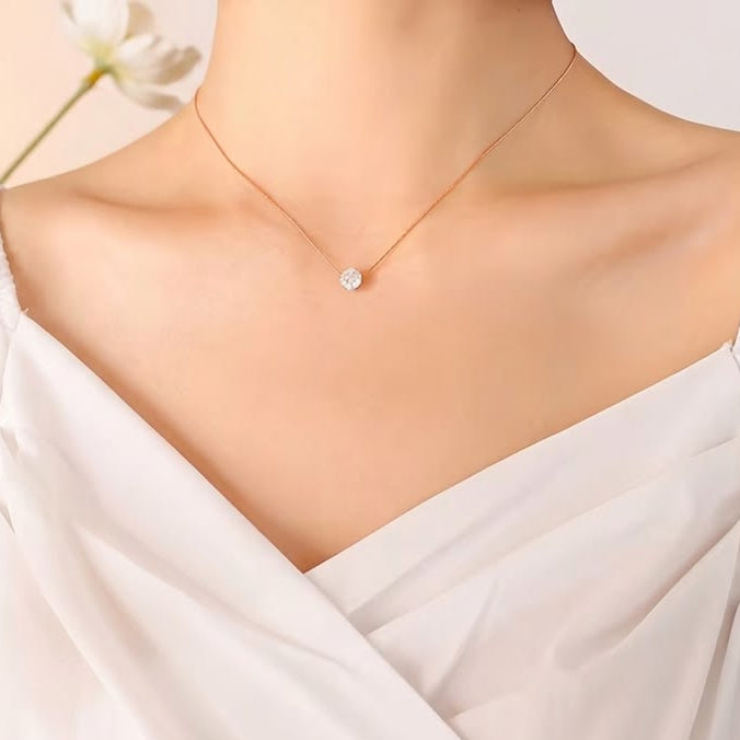 Dainty Solitaire Pendant