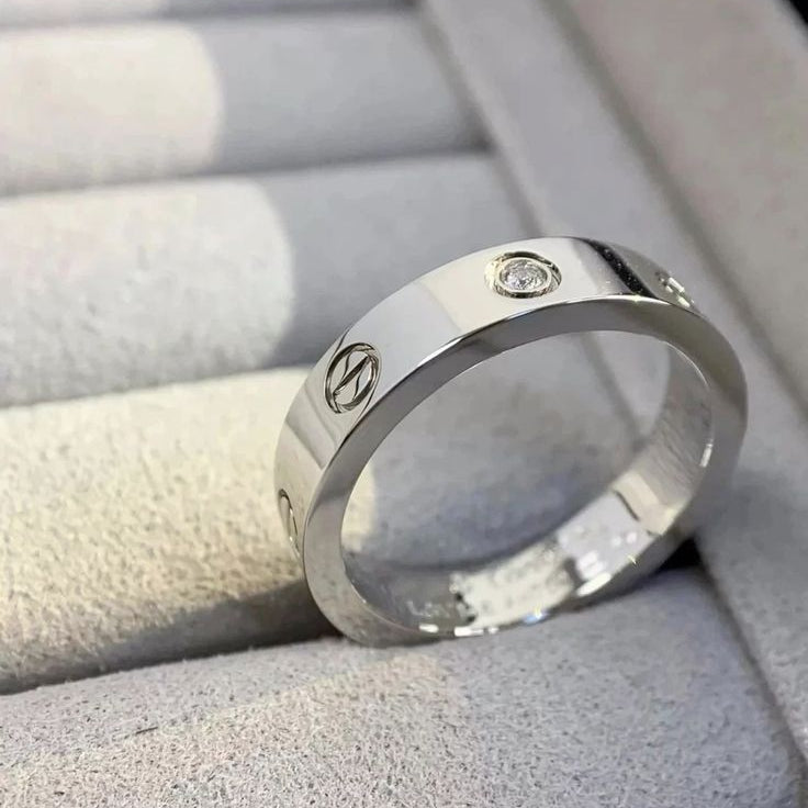 Cartier Silver And Gold Ring