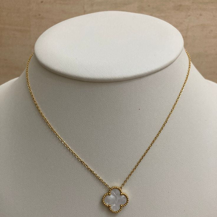 White Clover Necklace