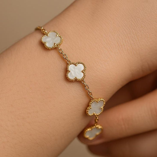 White Clover Bracelet